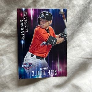 Ichiro 3,000 hits TOPPS baseball card